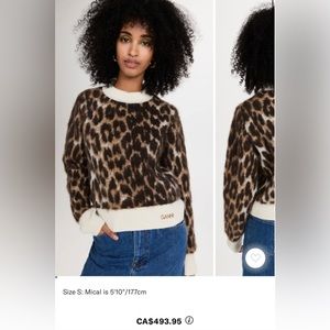 Ganni Leopard Jumper
